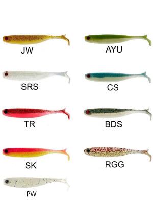Mustad Mezashi Z-Tail Minnow Silikon Yem 9cm 6 Adet - 2