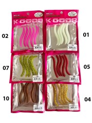 Mutant Spin Forte 7.5cm Kokulu LRF Silikon Suni Yem 5 Adet - 2