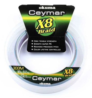Okuma Ceymar X8 Braid Örgü İp Misina 150m Multi Color