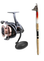 Okuma Epixor EPXT-55 Olta Makinesi + Hero Carbon 360cm 40-80gr - Vurgun Çapari