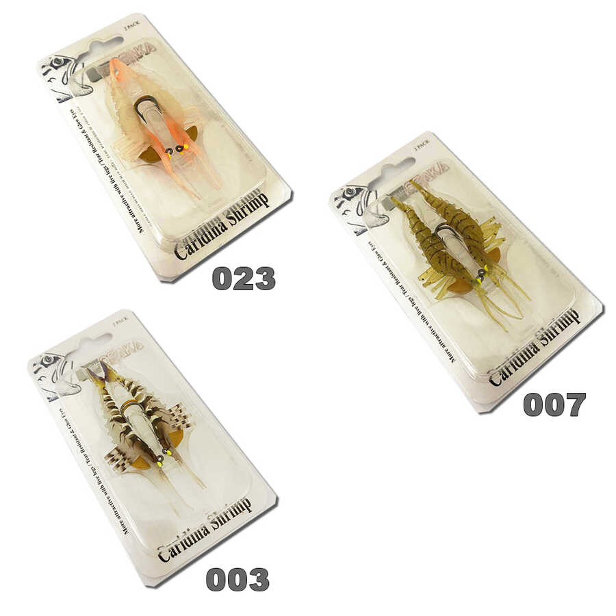 Osaka Caridina Shrimp Yumuşak Silikon Karides 5cm 2li Paket - Thumbnail