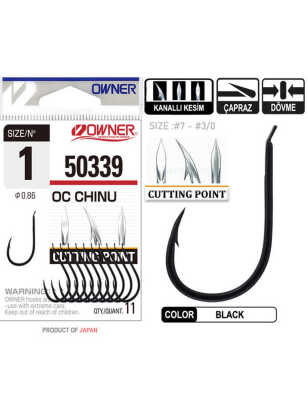 Owner 50339 Cut Chinu Black İğne - 2