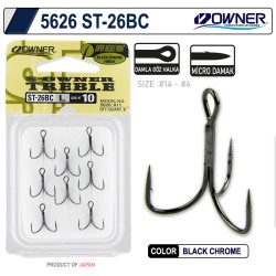 Owner 5626 St-26 Black Chrome Çarpma İğne No 10 - Owner
