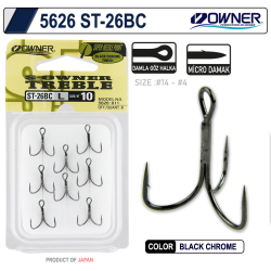 Owner 5626 St-26 Black Chrome Çarpma İğne No 10 - Owner