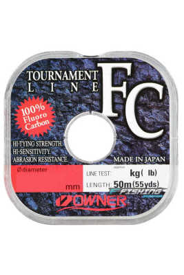 Owner Tournament Fc Super Clear Fluorocarbon Misina 50m - 1