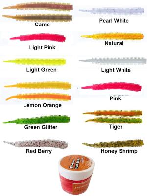 Pandora Sandworm 7cm 15 adet LRF Kavanoz Silikon Yem - 2