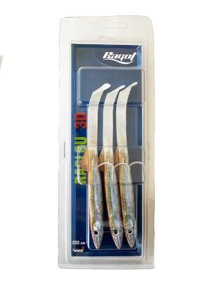 Ragot Raglou 3D Silikon Balık 120mm AYU 3 Adet - 1