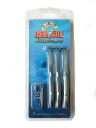 Red Gill 115mm Metalic Grenn Rascal Lures Silikon Yem - RED GILL
