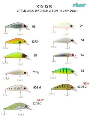 River Little Jack 35F 3.5cm 2.3gr Maket Balık - 2