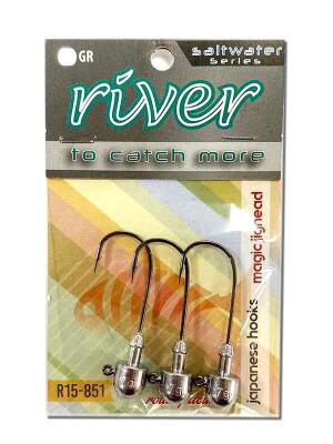 River Magic Jighead 3/0 iğne 3 adet - 1