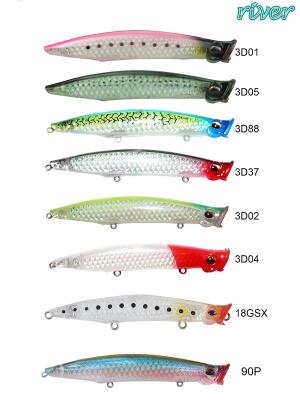 River Pop'n Catch 3D 125 12.5cm 19g Popper Maket Balık - 2