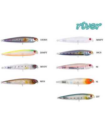 River Seabass Bullet 95 9.5cm 11gr Su Üstü Maket Balık - 2