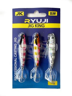 Ryuji Jig King Zebra Mix 3 Adet - Jig Yem - 1