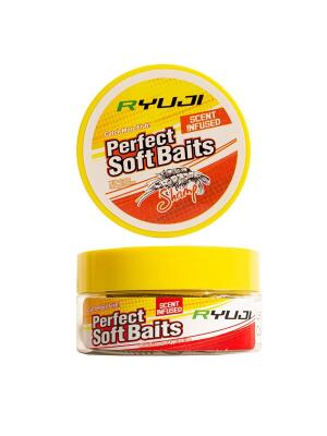 Ryuji Perfect Bait LT Karides Kokulu Silikon Yem 7cm 10 adet - 3