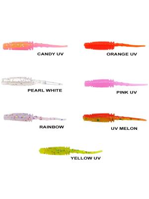 Ryuji Rock Worm 4cm Kokulu Silikon Yem 12 Adet - 2