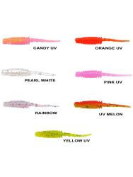 Ryuji Rock Worm 4cm Kokulu Silikon Yem 12 Adet - 2