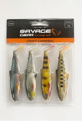 Savage Gear Craft Cannibal 10.5cm 12gr Clear Water Mix 4 Adet - 1