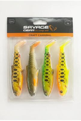 Savage Gear Craft Cannibal 12.5cm 20gr Dark Water Mix 4 Adet - 1
