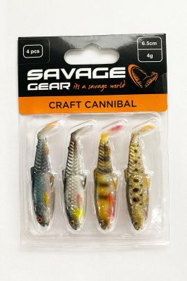 Savage Gear Craft Cannibal 6.5cm 4gr Clear Water Mix 4 Adet