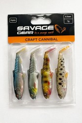 Savage Gear - Savage Gear Craft Cannibal 8.5cm 7gr Clear Water Mix 4 Adet