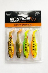 Savage Gear - Savage Gear Craft Cannibal 8.5cm 7gr Dark Water Mix 4 Adet