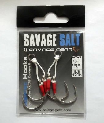 Savage Gear Eyed Assist Hook Double 2 Ad. Assist İğne