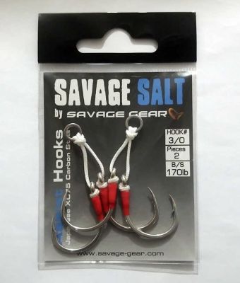 Savage Gear Eyed Assist Hook Double 2 Ad. Assist İğne - 1