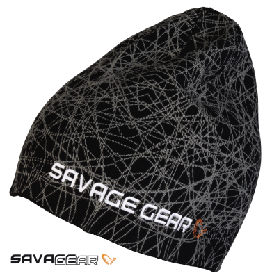 Savage gear Knit Geometry Beanie Black Bere - 1