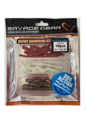 Savage Gear LRF Micro Ragworm Kit LRF Silikon Yem 50351 - Thumbnail