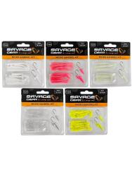 Savage Gear LRF Micro Sandeel Kit 10+2 LRF Silikon Yem - Savage Gear