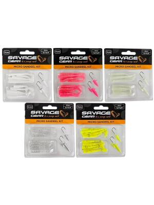 Savage Gear LRF Micro Sandeel Kit 10+2 LRF Silikon Yem - 1