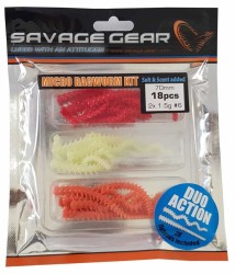 Savage Gear - Savage Gear Lrf Ragworm Kit Silikon Yem 18+2 Adet