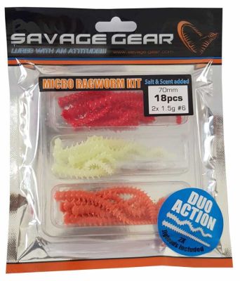Savage Gear Lrf Ragworm Kit Silikon Yem 18+2 Adet - 1