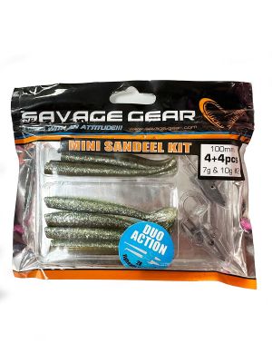 Savage gear Mini Sandeel Kit 10 Adet (1+1+4+4) Suni Yem Sandeel