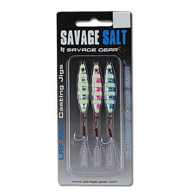 Savage Gear Psycho Sprat Turkish Zebra Mix LRF Jig Sahte Balık - 1