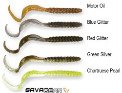 Savage gear Rib Worm Kit 30+17 Adet Silikon Yem - 4