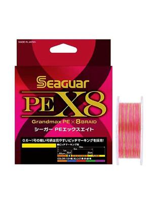 Seaguar Grandmax PE X8 Braid İp Misina 150mt Multi Color - 1