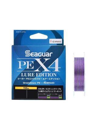 Seaguar Lure Edition PE 4 Örgü LRF İp Misina 150mt Multi Color - 1