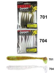 Shirasu Street Worm Paddler 7.5cm 6 Adet Silikon Yem - 2