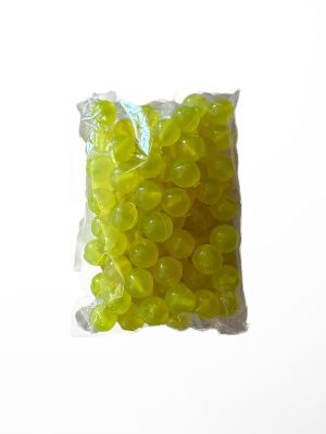 Silikon Boncuk Sarı 7mm 100 adet - 1
