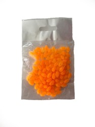 Silikon Boncuk Soft 100 Adet Oval Turuncu - Ecotackle