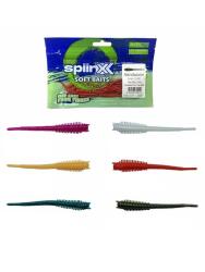Soft Baits Sandworm 6cm Kokulu LRF Silikon Yem 18 Adet