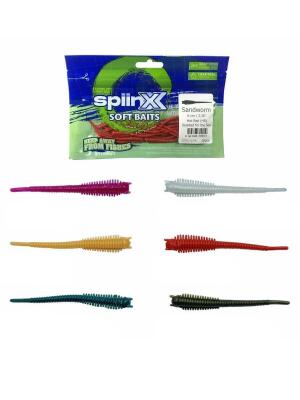 Soft Baits Sandworm 6cm Kokulu LRF Silikon Yem 18 Adet - 1