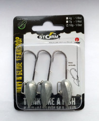STORM DART N GLIDE TEARDROP 10G JIG HEAD - STORM