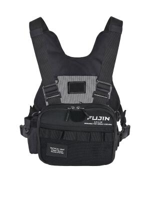 Tactical Vest Black Balıkçı Çantası - 4