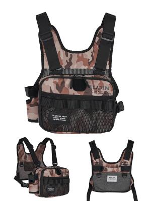 Tactical Vest Brown Camo Balıkçı Çantası - 1
