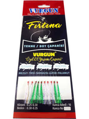 Tekne Bot Çaparisi - Beyaz/Yeşil - 1