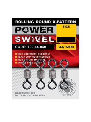 Trabucco Rolling Round X-P Swivel Fırdöndü 12 Adet - 1