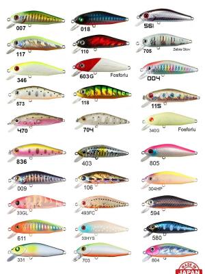 Usami Minn Shad 58F-SR 4.6gr Maket Balık - 2