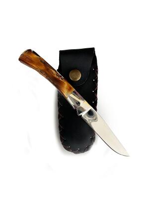 Vurgun Geyik Boynuz Saplı Sürmene Çakısı ( 15cm ) K - 1